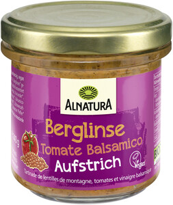 Alnatura Bio Berglinse Tomate Balsamico Aufstrich 140G