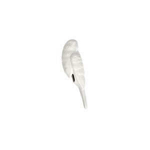 Dekofigur Papagei, H:11cm, weiß