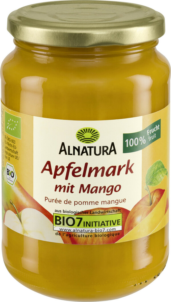 Bild 1 von Alnatura Bio Apfelmark mit Mango 360G