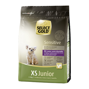 SELECT GOLD Sensitive XS Junior Lamm,Lachs & Kartoffel
