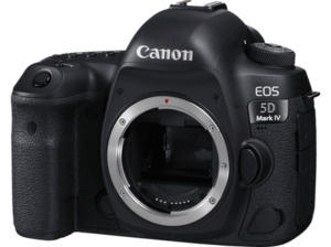 CANON EOS 5D MARK IV Body Spiegelreflexkamera, 30.4 Megapixel, 4K, Full HD, HD, Touchscreen Display, WLAN, Schwarz