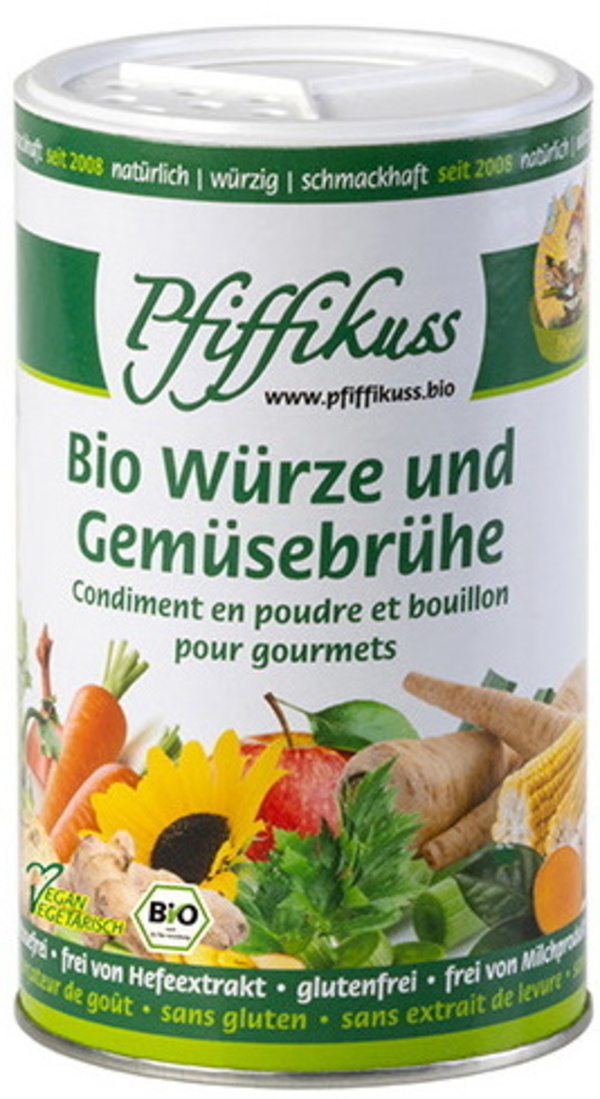 Pfiffikus Bio Würze und Gemüsebrühe 250G von Edeka24 für 8,99 € ansehen!