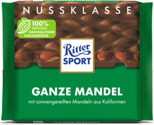 Ritter Sport Nuss Klasse Ganze Mandel 100G