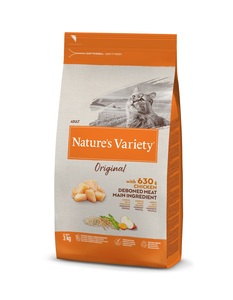 Nature's Variety Original Kroketten für ausgewachsene Katzen mit entbeintem Huhn 3 kg