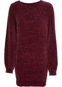 Chenille-Long-Pullover