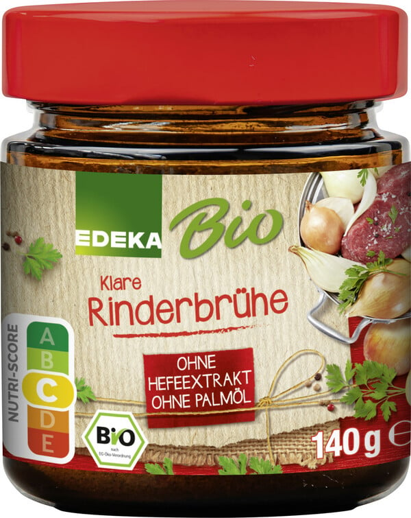 Bild 1 von EDEKA Bio Klare Rinderbrühe 140G