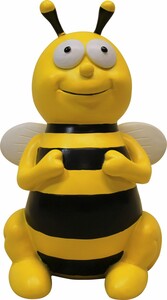 Dekofigur Biene sitzend groß 22 x 14 x 13 cm