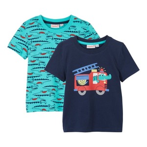 Baby-Jungen-T-Shirt, 2er-Pack