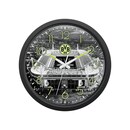 Bild 1 von BVB Wanduhr Glow in the dark 34cm 1,5V mehrfarbig mit Logo