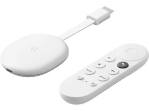 GOOGLE Chromecast mit Google TV Streaming Player , Schnee