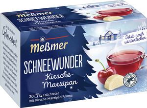Meßmer Tee Schneewunder Kirsche-Marzipan 20St 55G