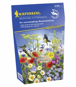 Kiepenkerl Blumenmischung Futterquelle Wildvogel Inhalt: 30 m²