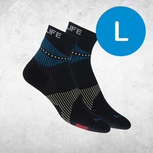 NeuroSocks Athletic Socken / Schwarz / L