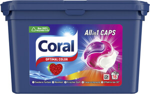 Coral Waschmittel All in 1 Caps Optimal Color 16WL 339,2g