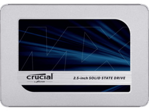 CRUCIAL MX500, 1 TB, SSD, Interner Speicher, 2,5 Zoll, intern