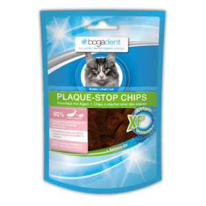Plaque-Stop Chips Katze 50g mit Fisch
