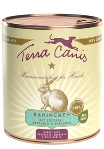 Terra Canis Classic Adult 6x800g Kaninchen mit Zucchini, Amaranth & Bärlauch