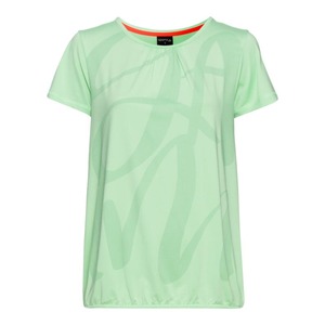 Damen-Fitness-T-Shirt mit elastischem Saum