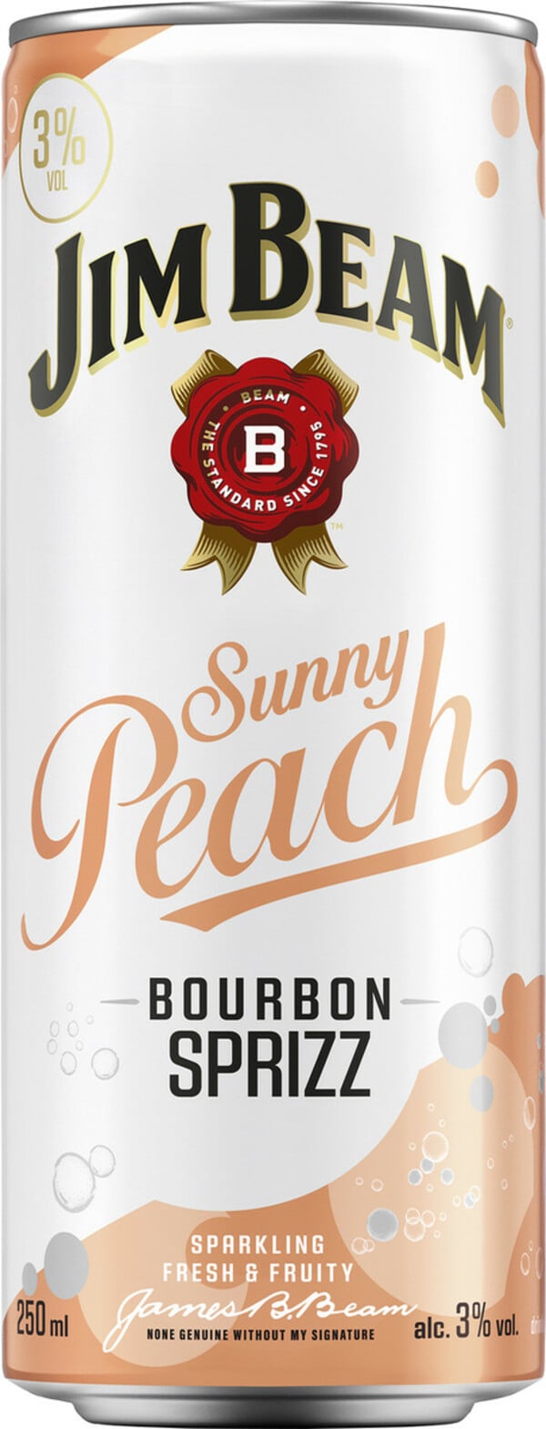 Bild 1 von Jim Beam Sunny Peach Bourbon Sprizz 0,25L