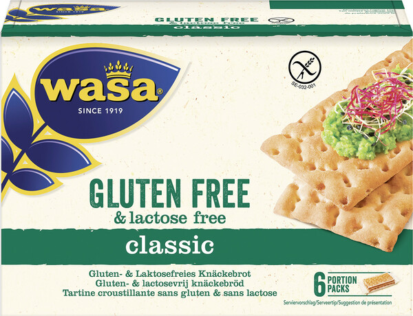 Bild 1 von Wasa Knäckebrot Classic Gluten- & Lactosefrei 240G