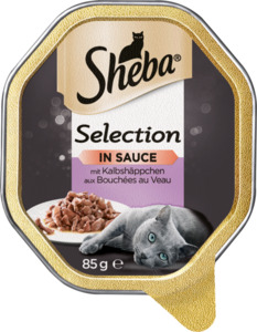 Sheba Selection in Sauce 22x85g mit Kalbshäppchen