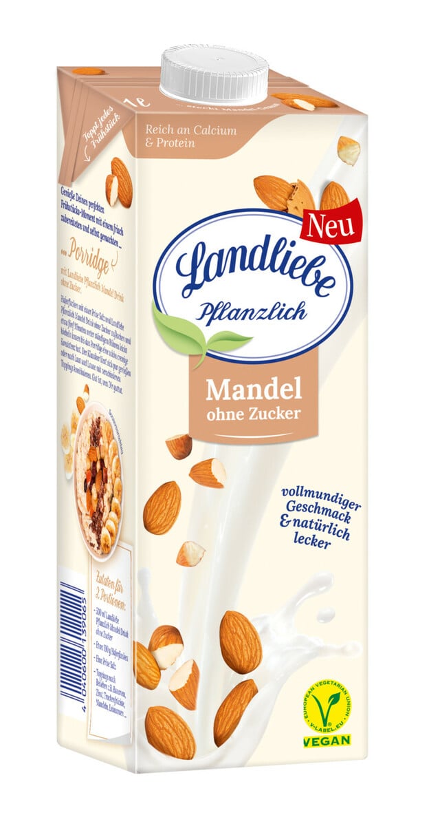 Landliebe Mandel Drink Ohne Zucker 1L Von Edeka24 Ansehen!