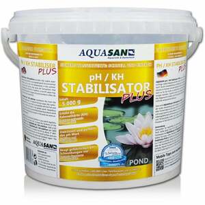 Aquasan Aquaristik&gartenteich - AQUASAN Gartenteich pH / KH Stabilisator PLUS (Erhöht den KH-Wert und stabilisiert den pH-Wert - Sorgt dabei für