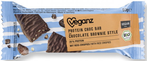 Bild 1 von Bio Veganz Protein Choc Bar Chocolate Brownie Style 50g