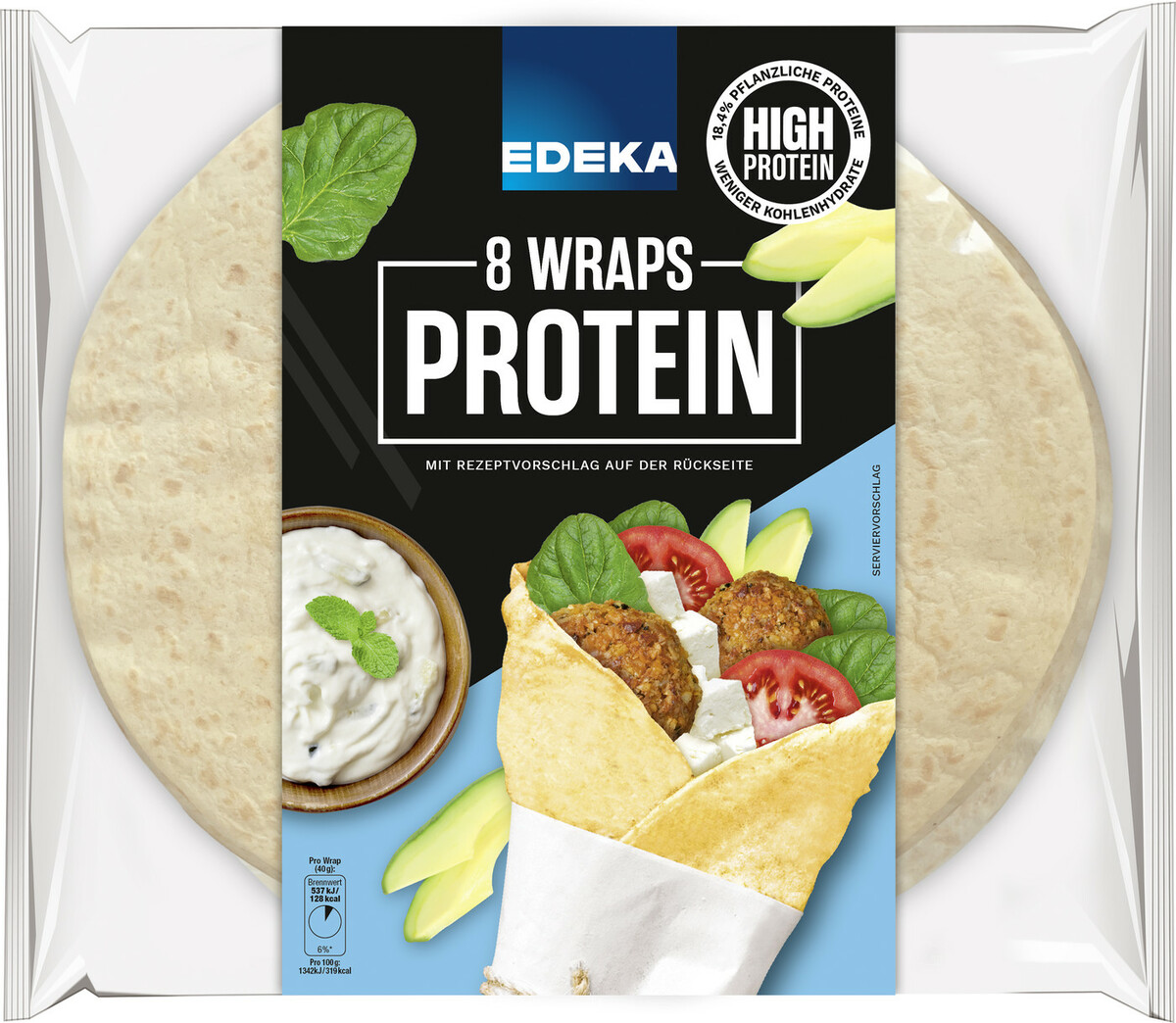 EDEKA Wraps Protein 8ST 320G von Edeka24 ansehen!