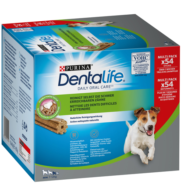 Bild 1 von DentaLife PURINA Hunde-Zahnpflege-Snacks Multipack Mini 54 Stück