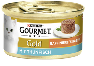 Gourmet Gold Raffiniertes Ragout 12x85g Thunfisch