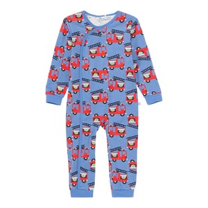 Baby-Jungen-Schlafanzug mit Feuerwehr-Muster