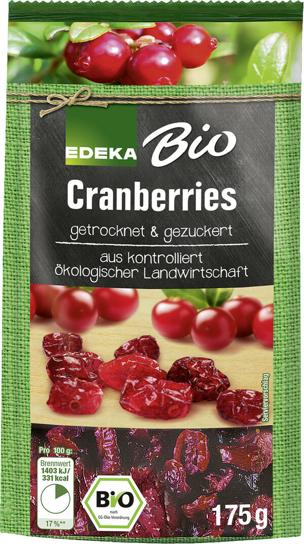 Bild 1 von EDEKA Bio Cranberries 175G