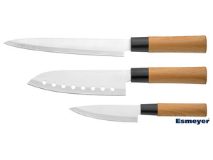 Esmeyer Messerset 3 tlg. im asiatischen Stil