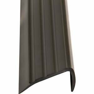 Treppenkantenprofil schwarz, Kunststoff Winkelprofil 110 cm 1 St.