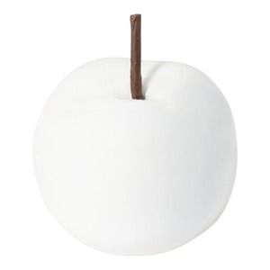 Deko-Apfel mit glänzender Oberfläche, ca. 8x8x9cm