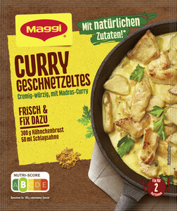 Maggi Idee für Curry Geschnetzeltes 41 g