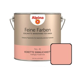 Alpina Feine Farben No. 41 Kokette Sinnlichkeit 2,5L kräftiges puderrosa, edelmatt