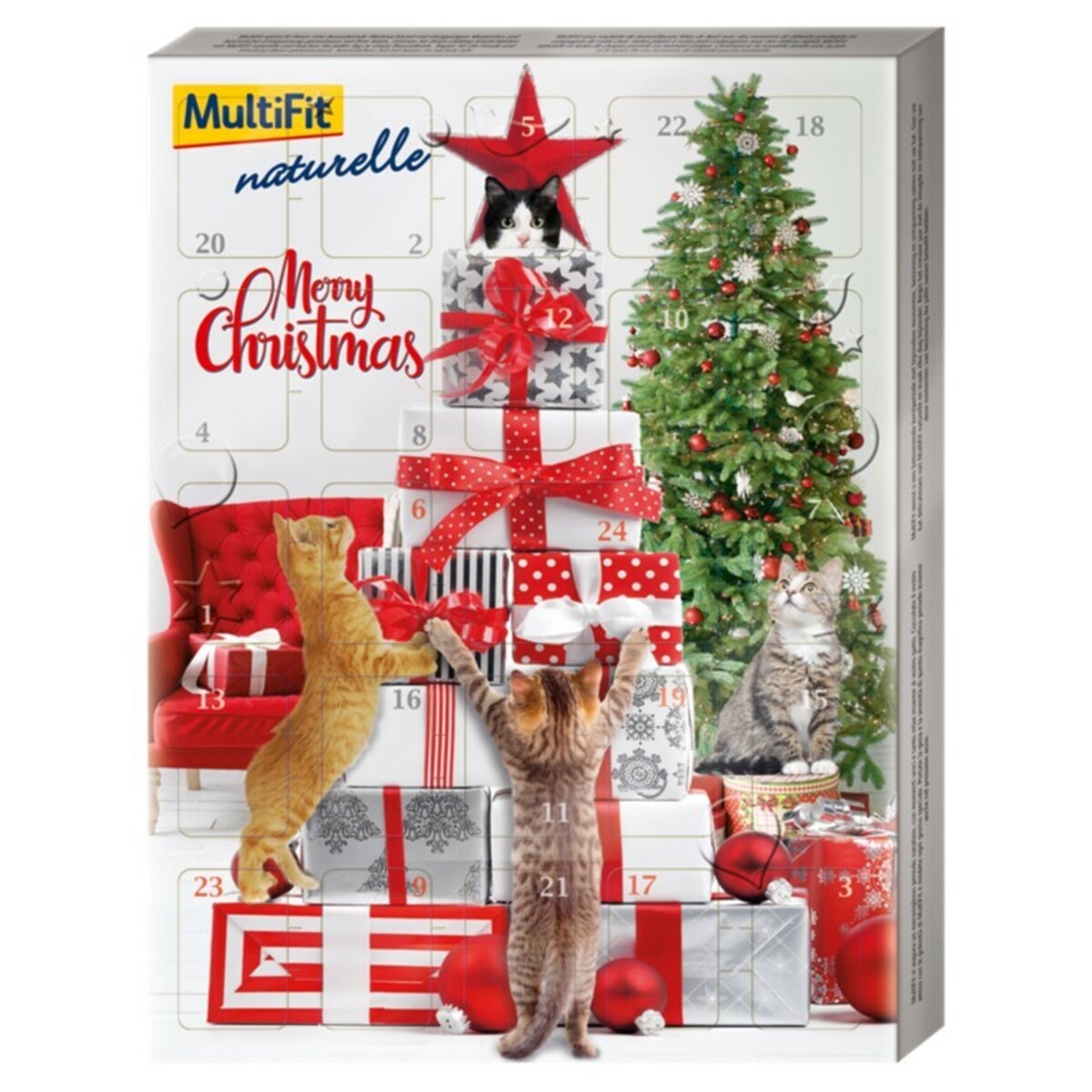 Bild 1 von MultiFit naturelle Adventskalender Katze 150g
