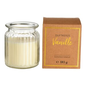 Duftkerze Vanille ca.8x9cm, creme