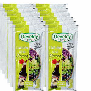 Develey Salatdressing Limetten-Soja, 14er Pack