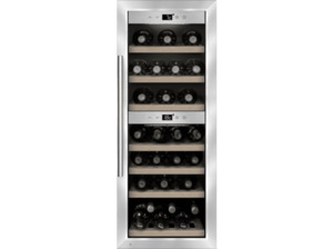 CASO WineComfort 38 Weinklimaschrank (139 kWh/Jahr, EEK A, Silber)