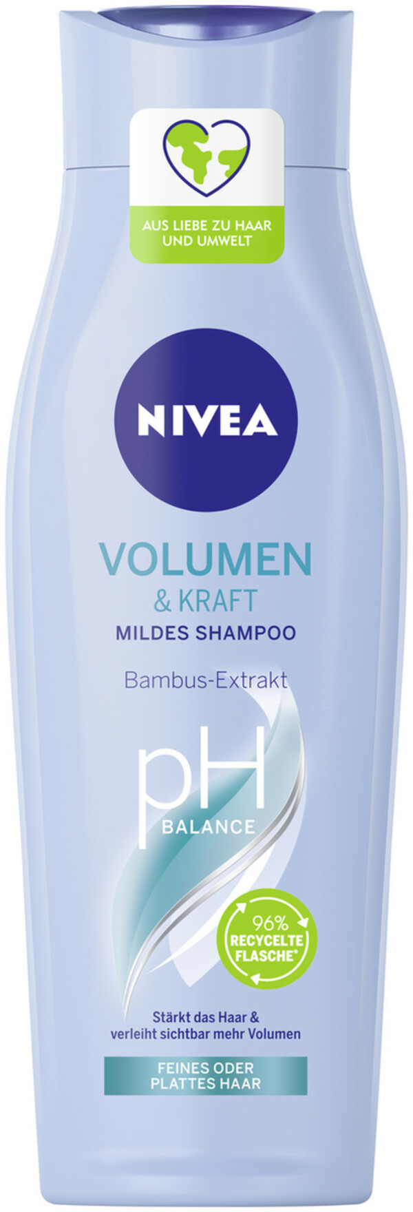 Bild 1 von Nivea Volumen & Kraft mildes Shampoo pH Balance 250ML