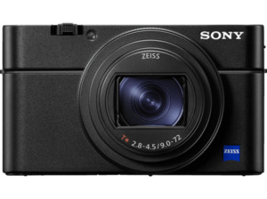 SONY Cyber-shot DSC-RX100 VII Zeiss NFC Digitalkamera Schwarz, 8x opt. Zoom, Xtra Fine/TFT-LCD, WLAN