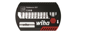 Wiha Bit-Set Flip Selector ZOT 13-teilig mit Gürtelclip
