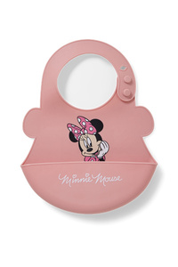 C&A Minnie Maus-Baby-Silikon-Lätzchen, Rosa, Größe: 1 size