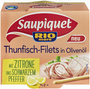 Bild 1 von Saupiquet Thunfisch-Filets in Olivenöl mit Zitrone und schwarzem Pfeffer 130 g
