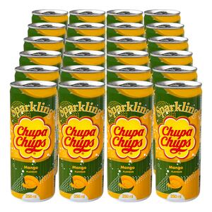 Chupa Chups Sparkling Mango Limonade 0,25 Liter Dose, 24er Pack