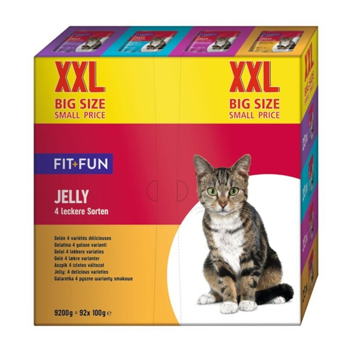 Bild 1 von FIT+FUN Jelly Multipack 92x100g 4 leckere Sorten