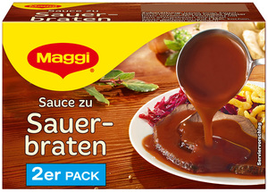 Maggi Sauce zu Sauerbraten ergibt 2x 250 ml